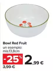 Bowl Red Fruit