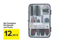 Simpl - Set Completo 54 Utensili Con Punte