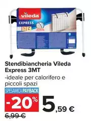 Vileda - Stendibiancheria Expres 3mt