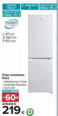 Daya - Frigo Combinato Daya - Frigo Combinato