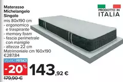 Materasso Michelangelo Singolo