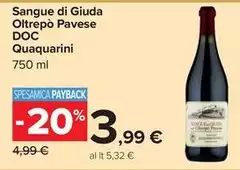 Quacquarini - Sangue Di Giuda Oltrepò Pavese DOC