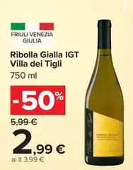 Venezia - Ribolla Gialla IGT Villa Dei Tigli
