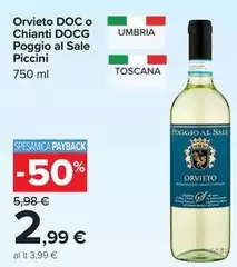 Piccini - Orvieto DOC O Chianti DOCG Poggio Al Sale