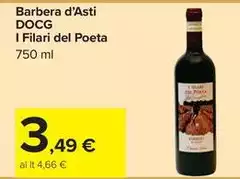Barbera D'Asti DOCG I Filari Del Poeta