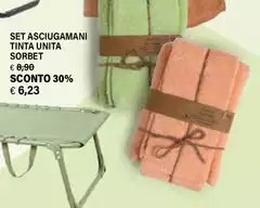 Sorbet - Set Asciugamani Tinta Unita 