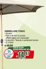 Ombrellone Tondo