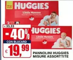 Huggies - Pannolini Misure Assortite Huggies - Pannolini Misure Assortite