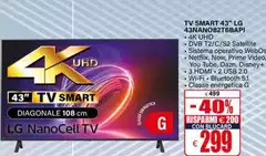 LG - Tv Smart 43" 43NANO82T6BAPI LG - Tv Smart 43" 43NANO82T6BAPI