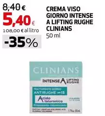 Clinians - Crema Viso Giorno Intense A Lifting Rughe