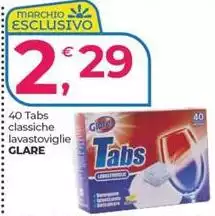Glare - 40 Tabs Classiche Lavastoviglie