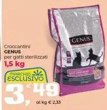 Genus - Croccantini Per Gatti Sterilizzati