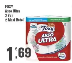 Foxy - Asso Ultra 2 Veli 2 Maxi Rotoli