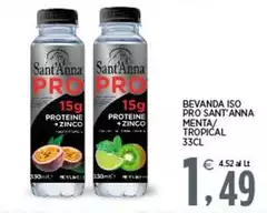 Sant'anna - Bevanda Iso Pro Sant'Anna Menta/Tropical Sant'anna - Bevanda Iso Pro Sant'Anna Menta/Tropical