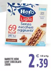 Hero - Barrette Light Cioccolato