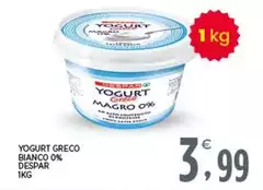 Despar - Yogurt Greco Bianco 0%