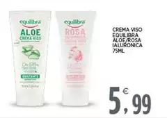 Equilibra - Crema Viso Aloe/ Rosa