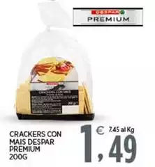 Despar - Crackers Con Mais Premium