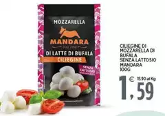 Mandara - Ciliegine Di Mozzarella Di Bufala Senza Lattosio