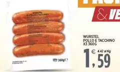 Wurstel Pollo E Tacchino