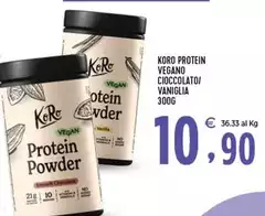 Protein Vegano Cioccolato/ Vaniglia