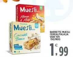 Barrette Cereali/Tipi