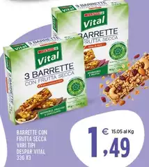 Despar - Barrette Con Frutta Secca