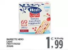 Hero - Barrette Light Frutti Rossi