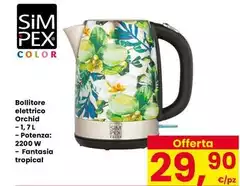 Orchidea - Bollitore Elettrico