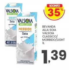 Valsoia - Bevanda Alla Soia Classico/Morbido/Light