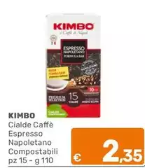 Kimbo - Cialde Caffè Espresso Napoletano Compostabili Kimbo - Cialde Caffè Espresso Napoletano Compostabili