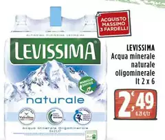 Levissima - Acqua Minerale Naturale Oligominerale Levissima - Acqua Minerale Naturale Oligominerale