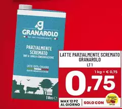 Granarolo - Latte Parzialmente Scremato
