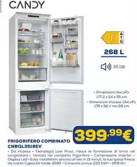 Candy - Frigorifero Combinato CNBQL3518EV