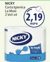 Nicky - Carta Igienica La Maxi Nicky - Carta Igienica La Maxi