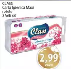Class - Carta Igienica Maxi Rotolo Class - Carta Igienica Maxi Rotolo
