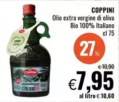 Coppini - Olio Extra Vergine Di Oliva Bio 100% Italiano