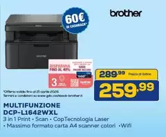 Brother - Multifunzione DCP-L1642WXL