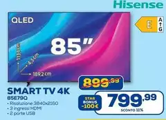 Hisense - Smart Tv 4k 85E79Q