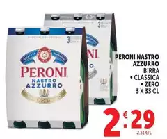 Peroni - Azzurro Birra Classica/Zero