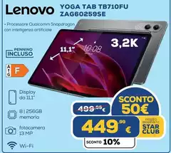 Lenovo - Yoga Tab Tb710fu Zag60259se