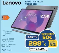 Lenovo - Idea Tab Plus Tb3612-01
