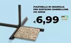 Piastrella In Graniglia Per Sostegno Ombrellone