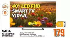 Saba - TV LED 40" FHD SA40SM10VDA