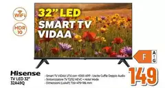 Hisense - Tv Led 32" 32A49Q