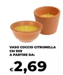Vaso Coccio Citronella