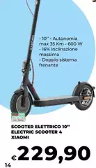 Xiaomi - Scooter Elettrico 10" Electric Scooter 4