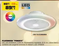 Plafoniera "Ponente" 