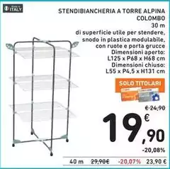 Alpina - Stendibiancheria A Torre  Colombo