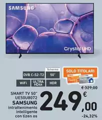 Samsung - Smart Tv 50" UE50U8072
